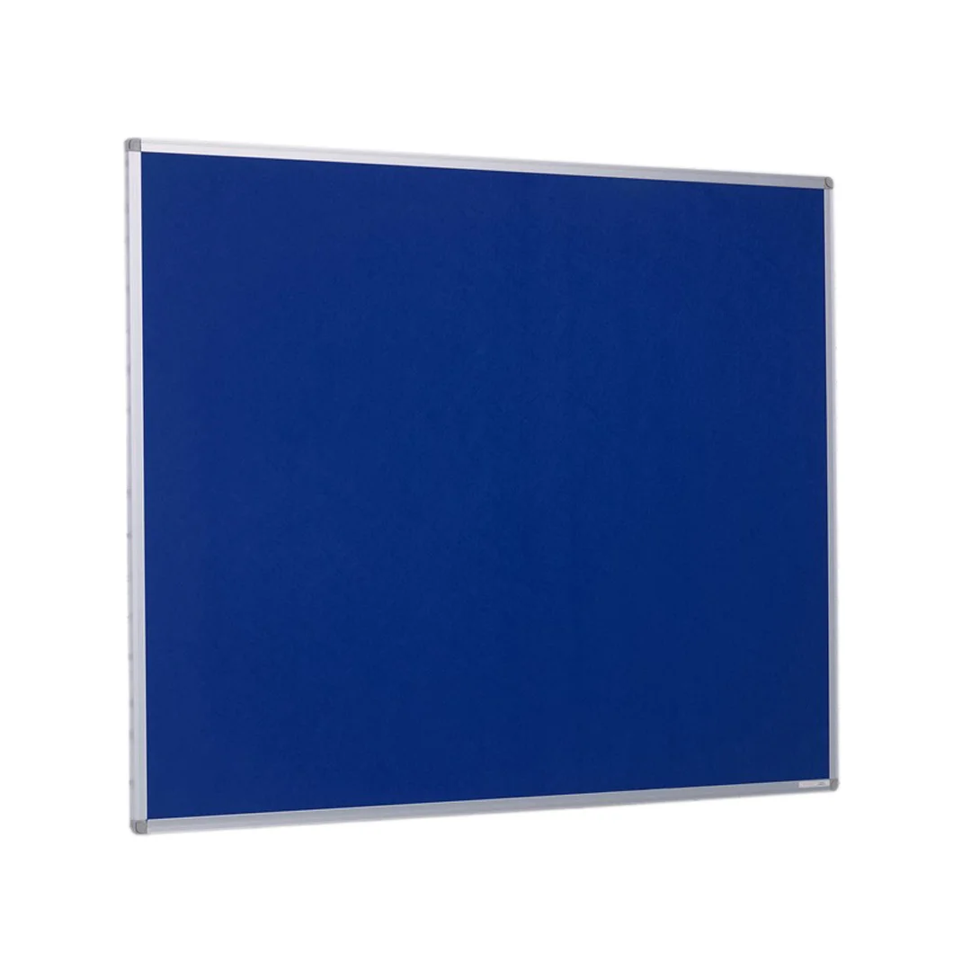 Aluminium Trim Notice Board 600mm x 450mm Blue