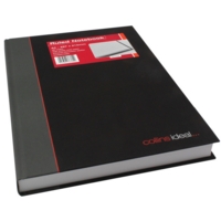 Collins A4 Ruled Casebound Manuscript Notebook SINGLE