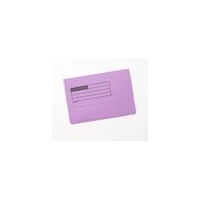 Eastlight Foolscap Document Wallets Purple Pack of 50