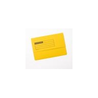 Eastlight Foolscap Document Wallets Yellow Pack of 50