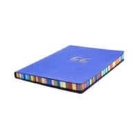 Collins A5 Edge Ruled Notebook Indigo