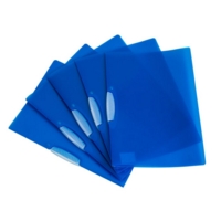 A4 Swivel Clip Presentation Files Blue Pack of 25