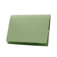 Guildhall Full Flap Document Wallet 50's  Green PW2-GRNZ