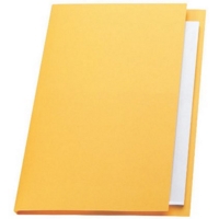 Guildhall Square Cut 315gsm Yellow Folders Pack of 100