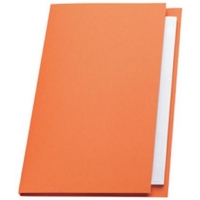 Guildhall Square Cut 315gsm Orange Folders Pack of 100