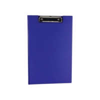 A4 Fold Over PVC Clipboard Blue SINGLE