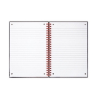 Black n Red A5 Wirebound Feint Ruled Notebook SINGLE