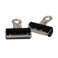 Letter Strong 20mm Black Clips Box of 10
