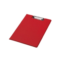 A4 Fold Over PVC Clipboard Red SINGLE