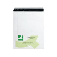 A4 Executive Ruled Stitched Memo Notepad White Pack of 10