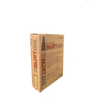 Ikon Industrial Permanent Paint Markers White Box of 12
