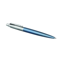 Parker Jotter Ballpoint Blue Stainless Steel Pen Gift Boxed