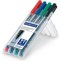 Staedtler Lumocolour 318 Permanent Fine Pack of 4