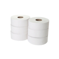 Jumbo Toilet Roll 60mm Core 300M Pack of 6