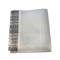 A4 Expandable Punched Pockets Reinforced Strip Pack of 5
