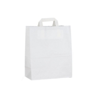 Large White Paper Bags 250mm x 375mm x300mm Box of 250