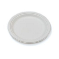 Bagasse 7  Round White Plates Pack of 50