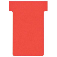 Nobo T-Cards A50 Size 2 Red Pack of 100