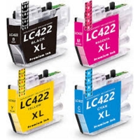 Brother Compat Ink Cyan LC422XLC 1.5K