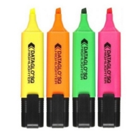 Square Highlighters Assorted Colours Box of 48