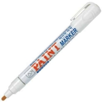 Ikon Industrial Permanent Paint Markers White Box of 12