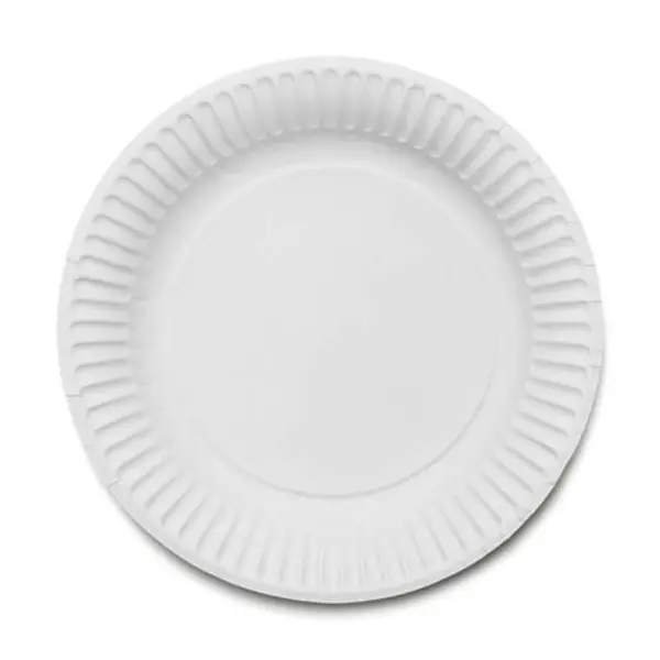 White 7" Paper Plates Pack of 100